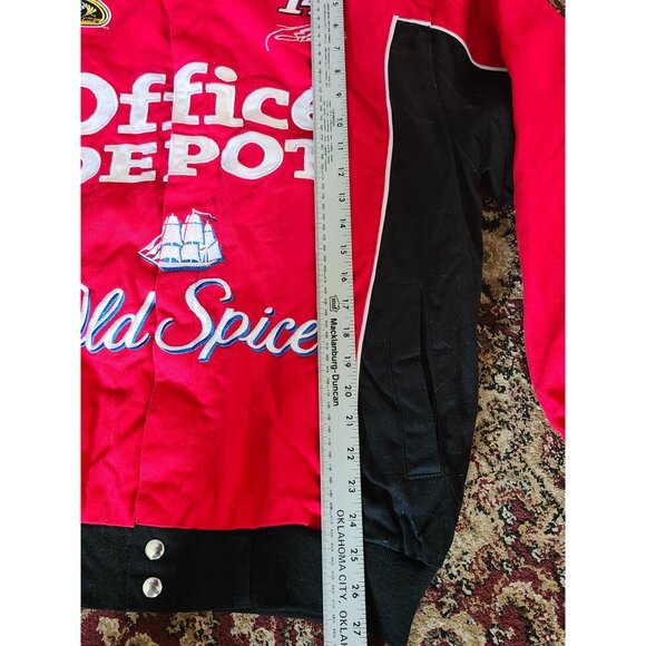 Tony Stewart NASCAR Winners Circle Jacket Men's M Office Depot Old Spice - Picture 8 of 9